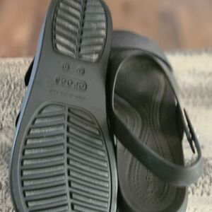 Black Crocs Sandals